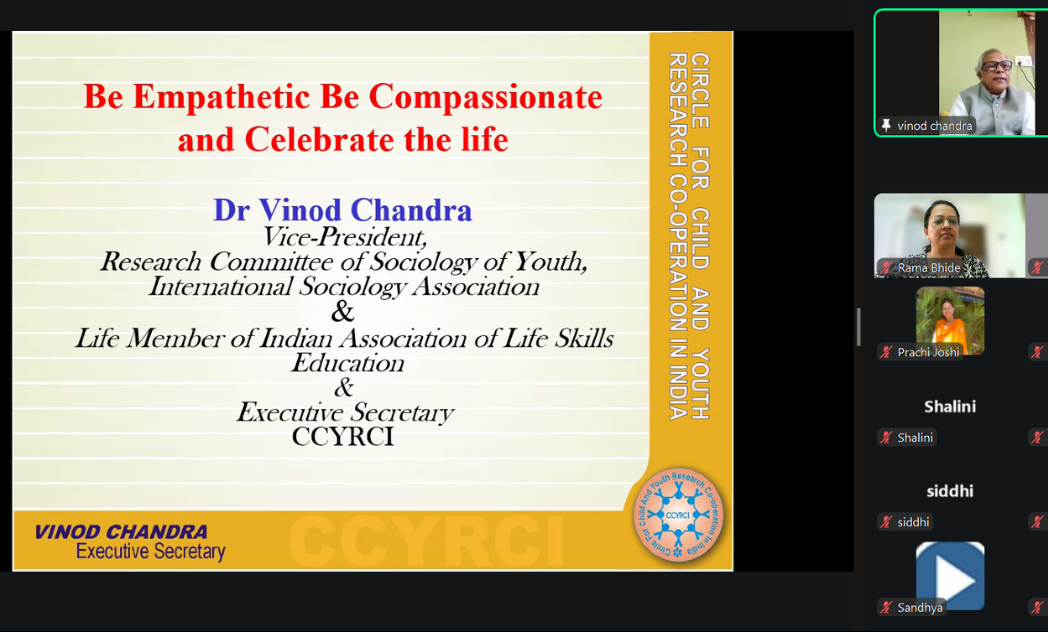 Voices of Life Lecture Series – Lecture  #6 Observation of World Kindness Day